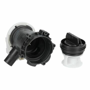 LUTH Premium Profi Parts Ablaufpumpe Kompatibel mit Bosch 00145428 mit Kopf Sieb für Waschmaschine