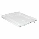 LUTH Premium Profi Parts Gerätedeckel mit Rahmen Griff Feder Haken kompatibel mit Bauknecht 481010771230 für Toplader Waschmaschine