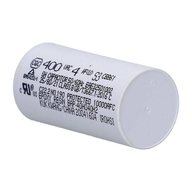 EasyPART Kondensator 4µF 400V – Kompatibel Mit LG EAE32501002, Für Kühlschrank Und Gefrierkombination, Hochwertige Qualität