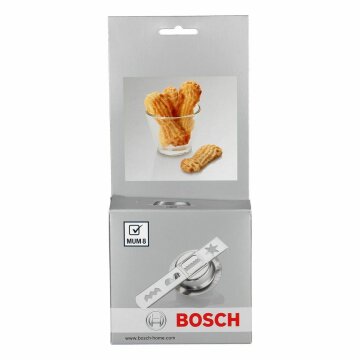 Spritzgebäckvorsatz für Fleischwolf Bosch Muz8Sv1 00463719 an Küchenmaschine