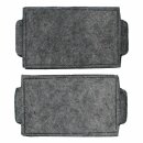 Kohlefilter Set kompatibel mit Miele DKF19-1 240X147mm...