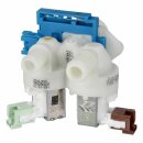 LUTH Premium Profi Parts Magnetventil 2Fach 180° Kompatibel mit AEG 1325186508 12mm+14mmø für Waschmaschine