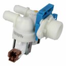 LUTH Premium Profi Parts Magnetventil 2Fach 180° Kompatibel mit AEG 1325186508 12mm+14mmø für Waschmaschine