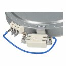 LUTH Premium Profi Parts Strahlheizkörper 2Kreis 206mm/120mmø kompatibel mit Gorenje 607619 Eika 2302333841 für Glaskeramikkochfeld