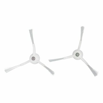 LUTH Premium Profi Parts Bürstenset Seitlich kompatibel mit Ecovacs 201-2102-24E6 für Staubsauger-Roboter 2Stk