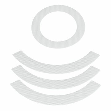 Klettverschluss Ecovacs 201-2102-24E8 für Staubsauger-Roboter