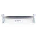 Original Flaschenabsteller Türfach Bosch Siemens Neff Constructa Balay 00743239 Kühlschrank Türablage Flaschenfach 438 x 112 x 96 mm transparent