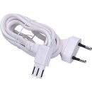 LUTH Premium Profi Parts Netzkabel weiß kompatibel mit Ecovacs 201-2113-0067 für Staubsauger-Roboter