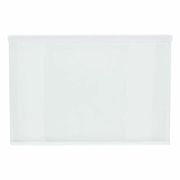 Glasplatte mitte für Kühlteil Beko 4657830100 450X305mm mit Leisten für Kühlgefrierkombination