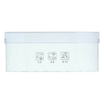 LUTH Premium Profi Parts Frontgriffblende für Gefrierschubladen oben kompatibel mit Beko 5906370300 in KühLGefrierkombination Gefrierschrank