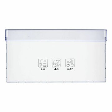 LUTH Premium Profi Parts Gefrierschubladenblende unten kompatibel mit Beko 4634610200 445X235mm für KühLGefrierkombination