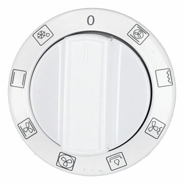 LUTH Premium Profi Parts Drehknopf für Backofenfunktionen kompatibel mit Beko 250315005 an Herd Gasherd