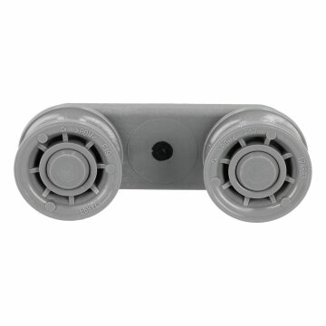 LUTH Premium Profi Parts Korbrollenhalter oben für Schiene kompatibel mit Beko 1752600400 für Geschirrspüler