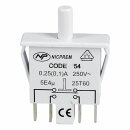 LUTH Premium Profi Parts Lichtschalter kompatibel mit Beko 4220130185 Nicprem Code 54 für Kühlschrank KühLGefrierkombination