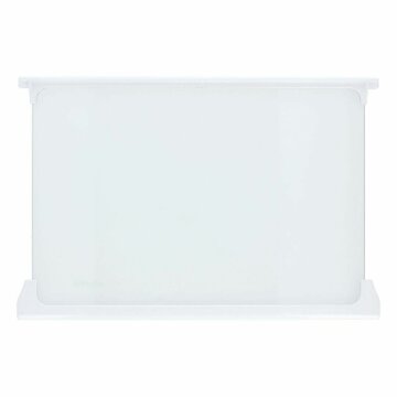 LUTH Premium Profi Parts Glasplatte oben für Kühlteil kompatibel mit Beko 4617920500 450X300mm mit Leisten in KühLGefrierkombination Kühlschrank