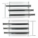 LUTH Premium Profi Parts Haltegitterset mit Teleskopauszug 3-Fach für Backbleche Rost Ac057 kompatibel mit Gorenje 471093 in Superior Backofen