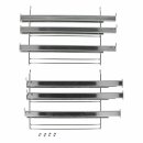 Haltegitterset mit Teleskopauszug 3-Fach für Backbleche Rost Gorenje Ac105 640245 in Backofen