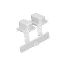 LUTH Premium Profi Parts Tastenkappen 2-Fach Start kompatibel mit Bauknecht 481071425531 für Waschmaschine