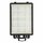 Abluftfilter Beko 9178008956 177X105mm für Bodenstaubsauger