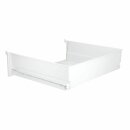 LUTH Premium Profi Parts Gemüseschublade oben für Kühlteil kompatibel mit Beko 5706020100 in KühLGefrierkombination