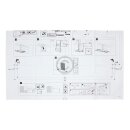 Einbausatz Türbefestigung für Möbeltüre Beko 1784430046 an Geschirrspüler