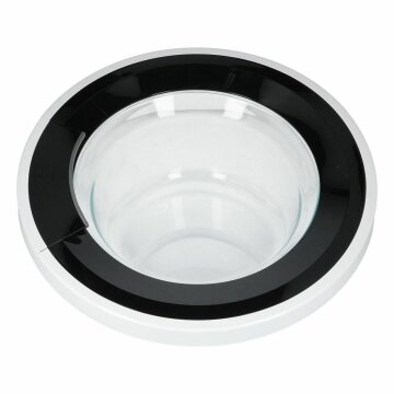 LUTH Premium Profi Parts Türe mit Türringen Bullauge Scharnier Griff kompatibel mit Beko 2439200100 für Frontlader Waschmaschine