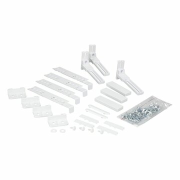LUTH Premium Profi Parts Türmontageset für Schlepptüre kompatibel mit Beko 4640360100 an KühLGefrierkombination