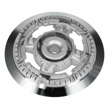 LUTH Premium Profi Parts Dreifach-Kronen-Brenner kompatibel mit Smeg 878010096 für Herd