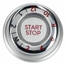 LUTH Premium Profi Parts Drehknopf mit Taste Start Stop kompatibel mit Smeg 694976808 für Kaffeemühle