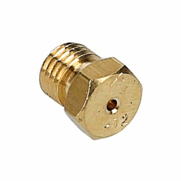 LUTH Premium Profi Parts Gasdüse D.072 G20 Aux Hilfsdüse kompatibel mit Smeg 909010470 für Gaskochfeld