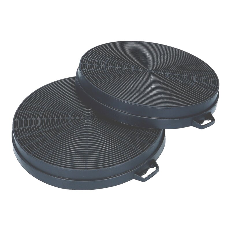 Filtro A Carboni Attivi Per Cappa (1 Pezzo) - Compatibile Con AEG, Zanussi, Siemens, Neff, Bauknecht, 435x215 Mm, Con Clip Di Fissaggio Rosse