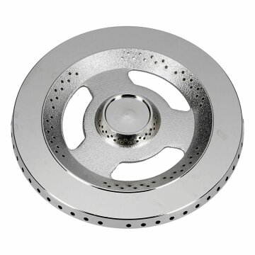 LUTH Premium Profi Parts Brennerkrone 123mmø für Blitzbrenner kompatibel mit Smeg 882410174 Auf Gaskochfeld
