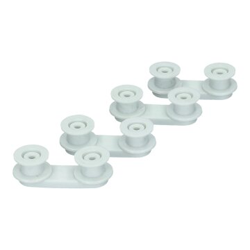 4x Korbrolle Halter Rolle Geschirrspüler AEG Electrolux Quelle Privileg 50226819006