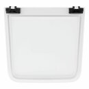 LUTH Premium Profi Parts Flip Cover Of Storage Bin (White) kompatibel mit Ecovacs