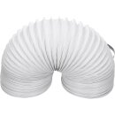 Universal 3m Abluftschlauch Ø 100 / 102mm flexibel PVC Schlauch für 100er Klimaanlage Wäschetrockner Dunstabzugshaube mit Schellen