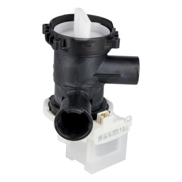 Ablaufpumpe mit Pumpenkopf und Sieb kompatibel mit Bosch 00146083 für Waschmaschine
