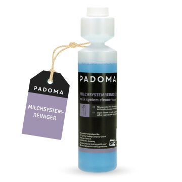 Padoma Milchsystemreiniger für Kaffeevollautomat und Milchaufschäumer 250ml universal-Reiniger flüssig für alle Marken 10090374