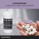 Padoma Reinigungstabletten 10090151 für Kaffeemaschine 25x2g
