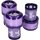 LUTH Premium Profi Parts 3 x Filter kompatibel mit dyson 971517-01 für Staubsauger Stielstaubsauger V12 Detect Slim