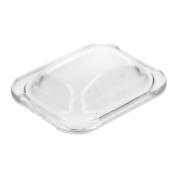 LUTH Premium Profi Parts Lampenabdeckung Backofenlampe Glas 110x88mm kompatibel mit Bosch Siemens 00187384 187384 für Backofen