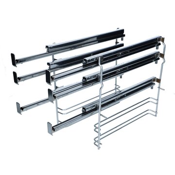 LUTH Premium Profi Parts Teleskopauszug Vollauszug 3fach rechts und links kompatibel mit Bosch 00708430 708430 HEZ338357 für Backofen