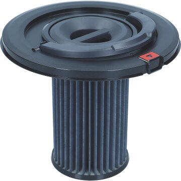 LUTH Premium Profi Parts Filterzylinder Lamellenfilter mit Griff kompatibel mit Bosch 12017969 12027830 für Bodenstaubsauger