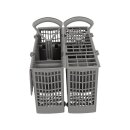LUTH Premium Profi Parts Teilbarer Besteckkorb Korb kompatibel mit Bosch Siemens 00418280 418280 00489464 für Geschirrspüler Spülmaschine