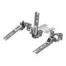 3x Türscharnier Scharnier kompatibel mit Bosch Siemens 00268699 268699 für Kühlschrank Gefrierschrank - LUTH Premium Profi Parts