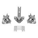 3x Türscharnier Scharnier kompatibel mit Bosch Siemens 00268699 268699 für Kühlschrank Gefrierschrank - LUTH Premium Profi Parts