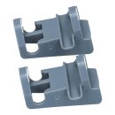 LUTH Premium Profi Parts 2x Lager Klemme Korbablage Oberkorb kompatibel mit Bosch Siemens Constructa Gaggenau Neff 611474 00611474 für Spülmaschine