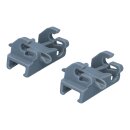 LUTH Premium Profi Parts 2x Lager Klemme Korbablage Oberkorb kompatibel mit Bosch Siemens Constructa Gaggenau Neff 611474 00611474 für Spülmaschine