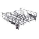 LPPP Geschirrkorb Oberkorb mit RackMatic kompatibel mit Bosch 00778368 für Siemens Neff Constructa Balay Gaggenau Geschirrspüler, grau, 527 x 515 x 162 mm, ersetzt 00777333 00771812 00685707