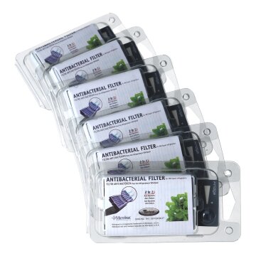 6x LUTH Premium Profi Parts Luftfilter Hygienefilter HYG001 kompatibel mit Whirlpool Bauknecht Wpro 481248048172 481248048173 für KühLGeräte Kühlschrank