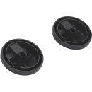 LUTH Premium Profi Parts 2x Laufrolle Rad vorne rechts links kompatibel mit Bosch 10003191 für Staubsauger